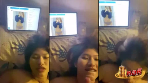 คลิปหลุดมาใหม่ สาวหน้าหมวย เปิดคลิปตัวเองโดนเย็ดไปด้วย เย็ดจริงไปด้วย ตอน 2